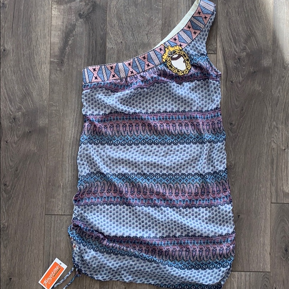 NWT C. Luce One Shoulder Dress (S)